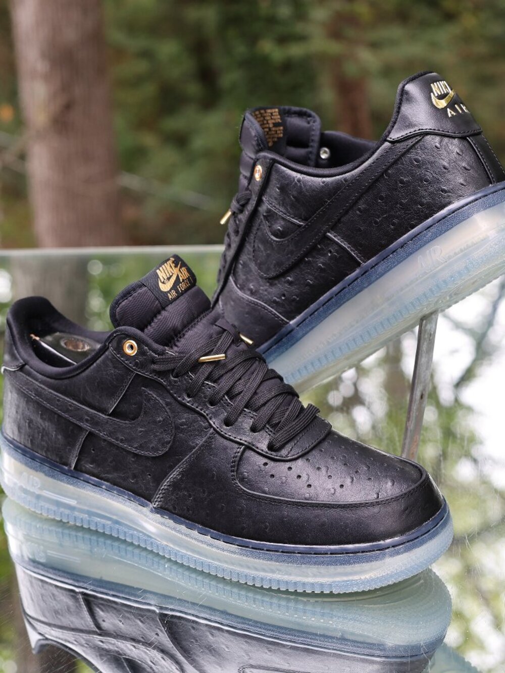 Nike Air Force 1 CMFT Lux Low Ostrich Black